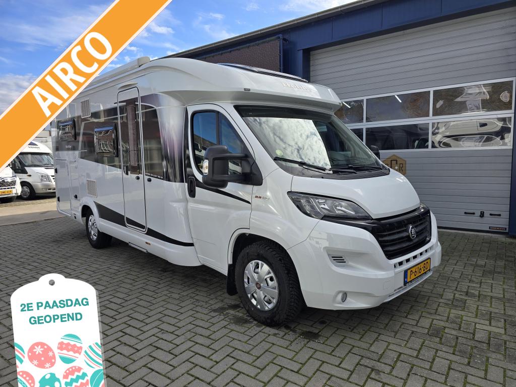 Hobby Optima De Luxe 65 GE Airco + zonnepanelen, Caravans en Kamperen, Campers, Ringverwarming, Fiat, Hobby, Bedrijf