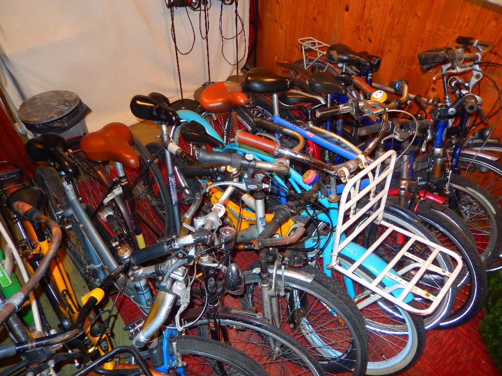 Partij 15 diverse Fietsen Loop Sloop Onderdelen klusfietsen, Ophalen, Gebruikt, Overige merken