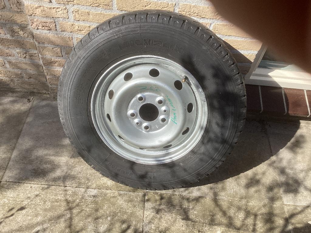 Reservewiel camper fiat Ducato, Ophalen, 15 inch, Banden en Velgen, Zomerbanden