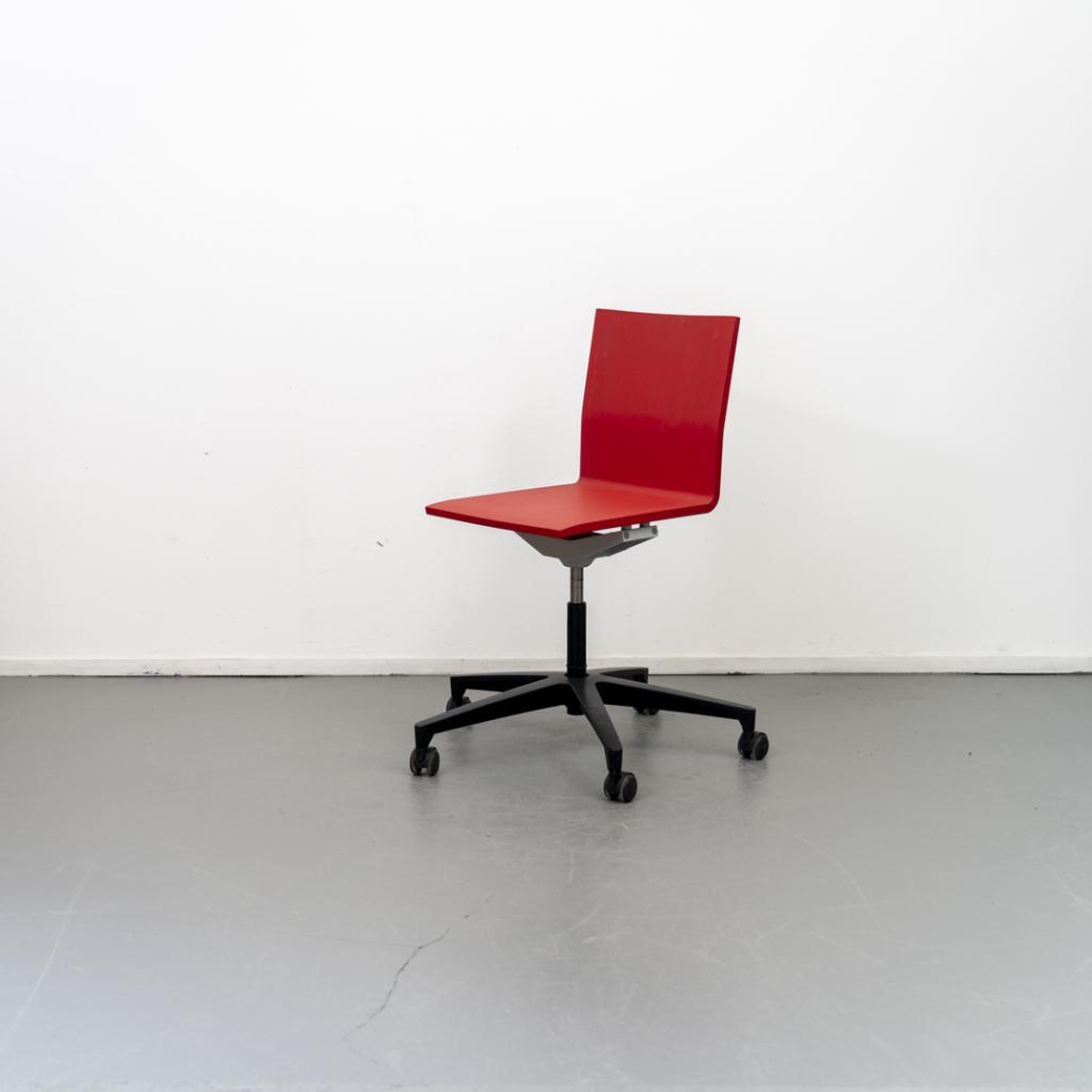 1x Vitra Maarten van Severen .04 Bureaustoel Rood, Niet ingevuld, Niet ingevuld, Ophalen of Verzenden, Zo goed als nieuw