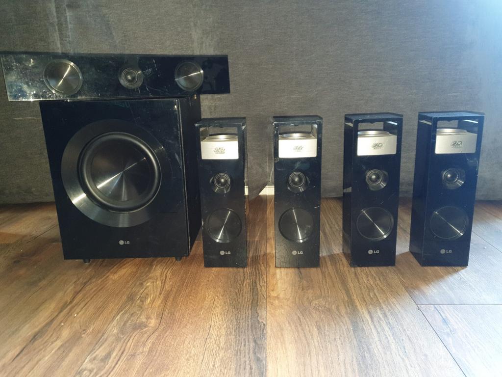LG 3D Subwoofer en Satelliet Speakers Set, Overige merken, Blu-ray-speler, 70 watt of meer, Ophalen of Verzenden