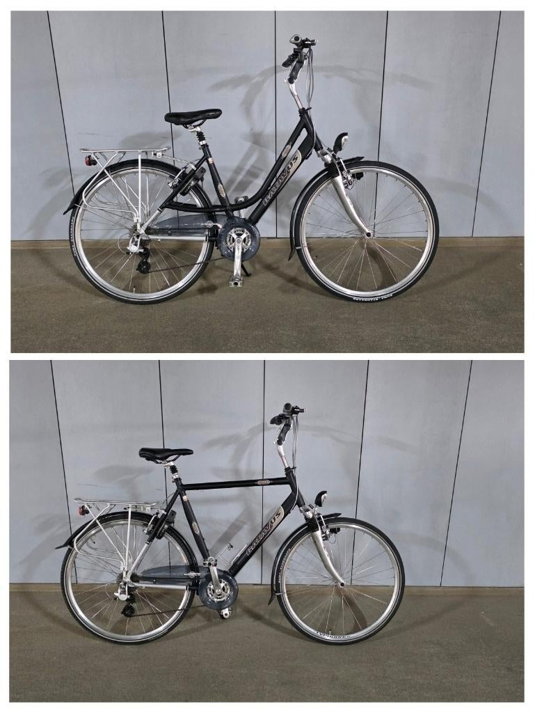 Batavus dames en herenfiets met 24 versnellingen met V Brake, Ophalen, 28 inch, Batavus, Meer dan 20 versnellingen