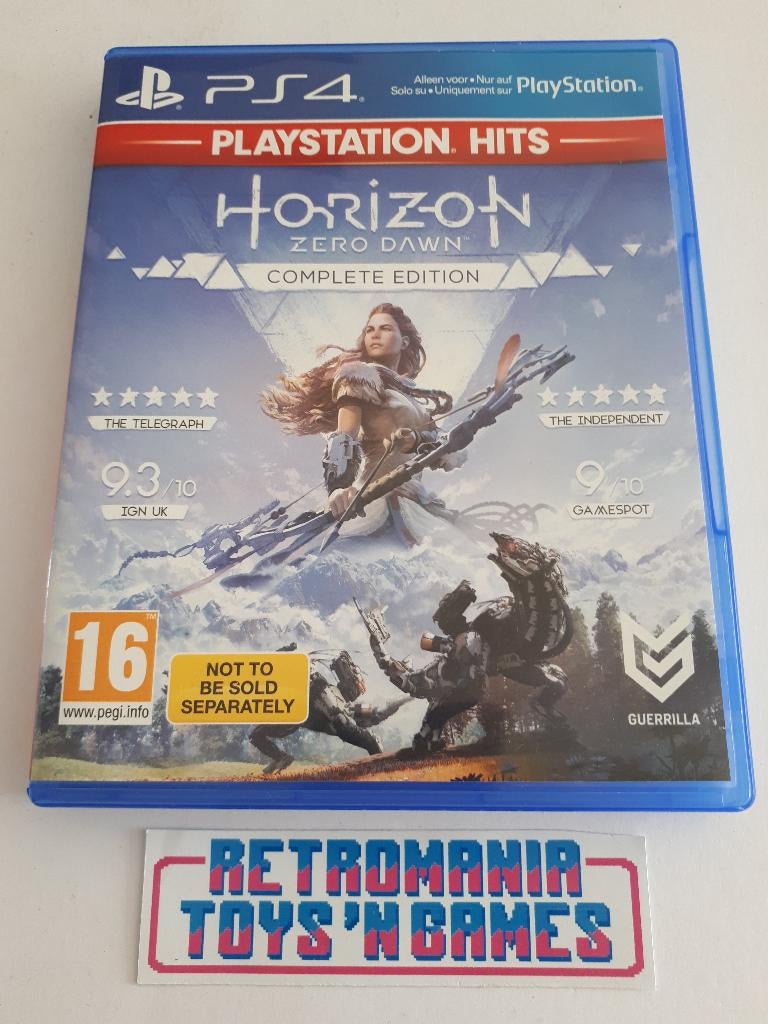 sony ps4 game - horizon zero dawn (complete edition), Spelcomputers en Games, Games | Sony PlayStation 4, Avontuur en Actie, Vanaf 18 jaar