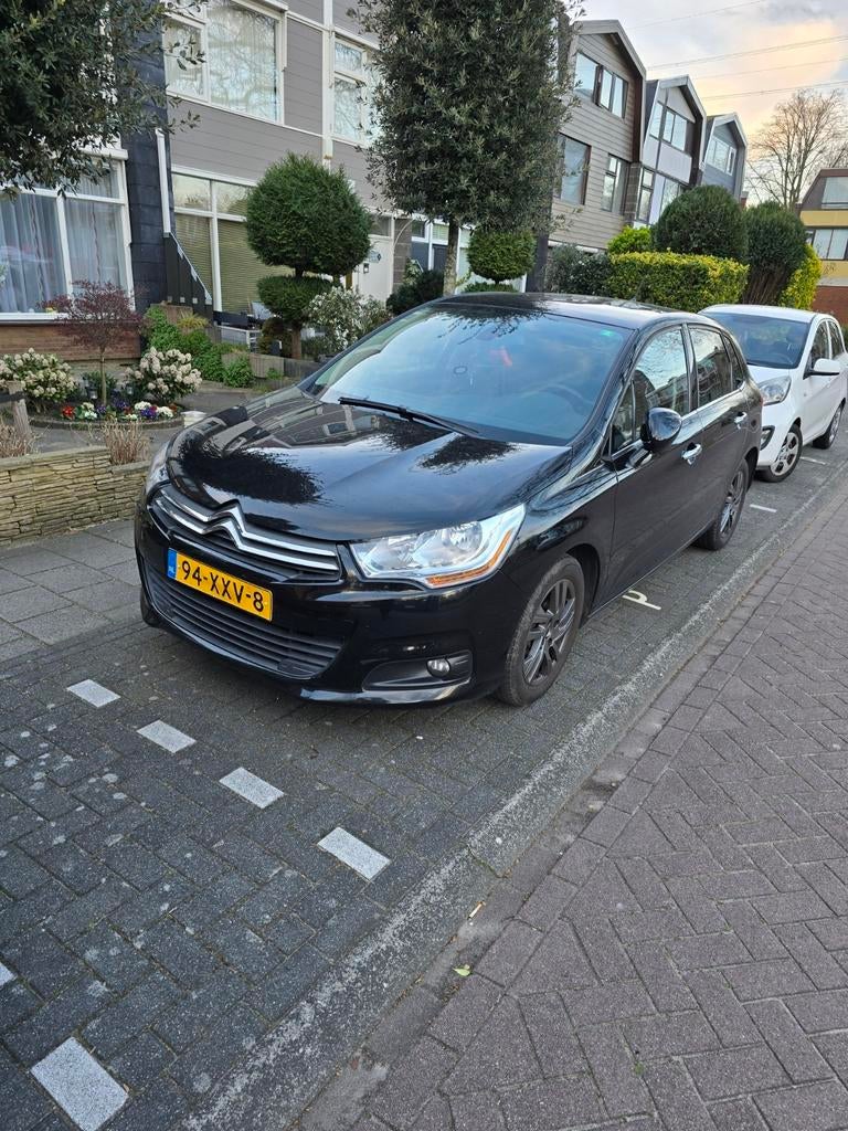 Citroën C4 1.6 VTI Berline 2012 Zwart, Auto's, Citroën, Voorwielaandrijving, 1550 kg, 4 cilinders, Zwart