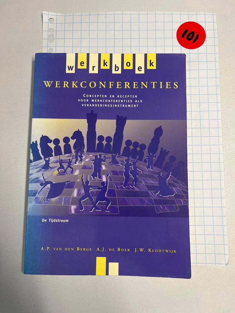Werkboek Werkconferenties: Concepten en Recepten, Ophalen of Verzenden, Gamma, Zo goed als nieuw, HBO