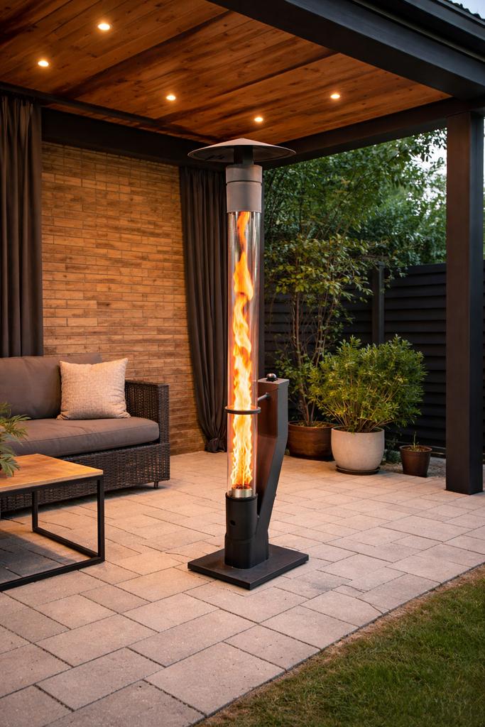 Terrasheater pelletkachel - Nieuw - Drie modellen € 175, Ophalen of Verzenden, Nieuw, Vloer