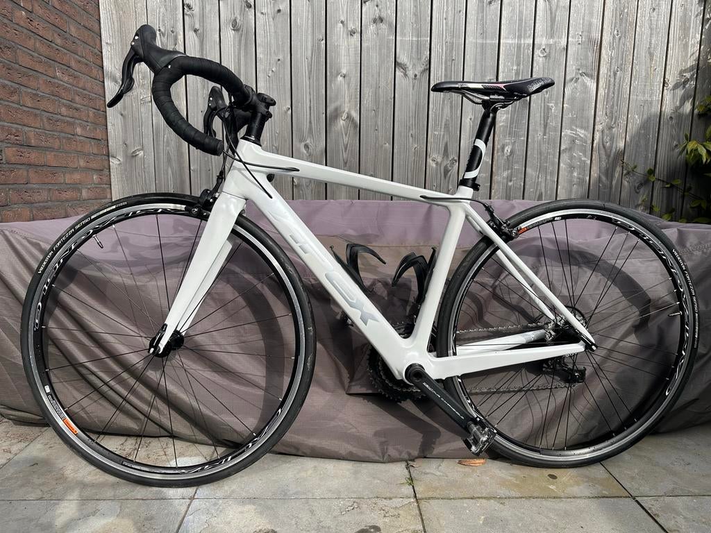 Dames Apex racefiets carbon frame topstaat, Fietsen en Brommers, Fietsen | Racefietsen, Overige merken, 28 inch, Carbon, Ophalen of Verzenden