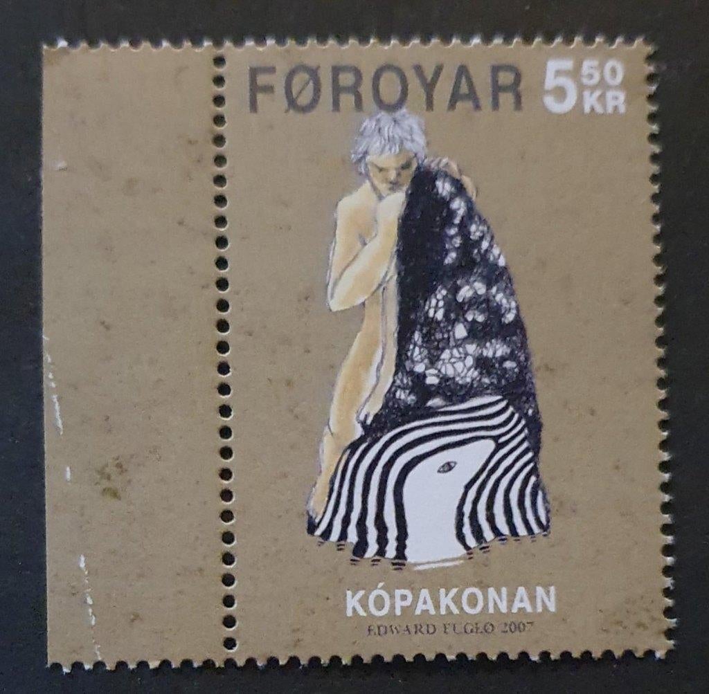098-26 Faroer 2007/ Kopakonan, Verzenden, Denemarken, Gestempeld