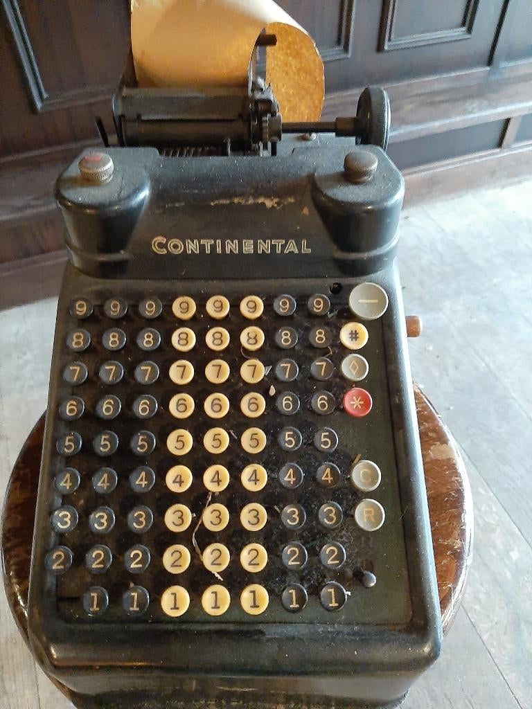 Antieke kassa Continental, Ophalen of Verzenden