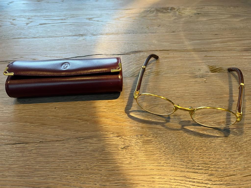 Originele Vintage Cartier bril - Giverny - 51 20 135b, Sieraden, Tassen en Uiterlijk, Zonnebrillen en Brillen | Heren, Overige merken