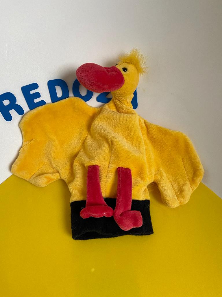5062 beleduc handpop eend geel, Ophalen of Verzenden, Zo goed als nieuw, Overige typen