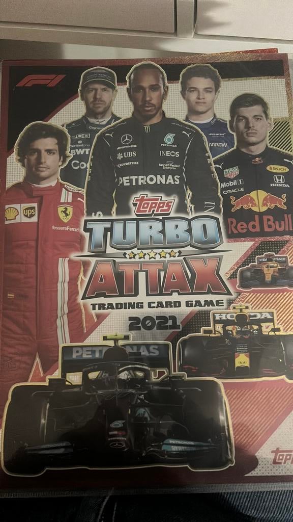 F1 turbo attax kaarten 2021, Ophalen of Verzenden, Zo goed als nieuw, Meerdere plaatjes