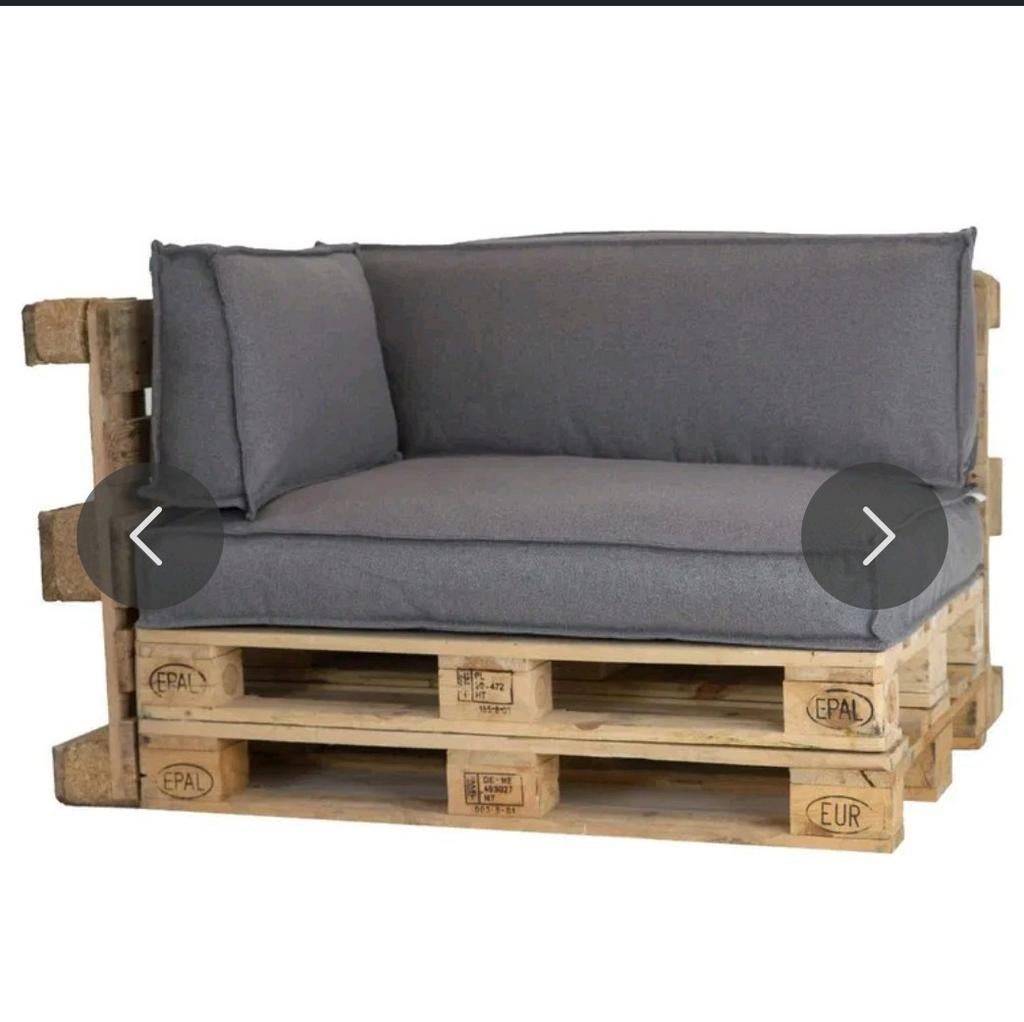 2L Home & Garden Palletkussens, Ophalen, Zo goed als nieuw, Grijs, Overige typen