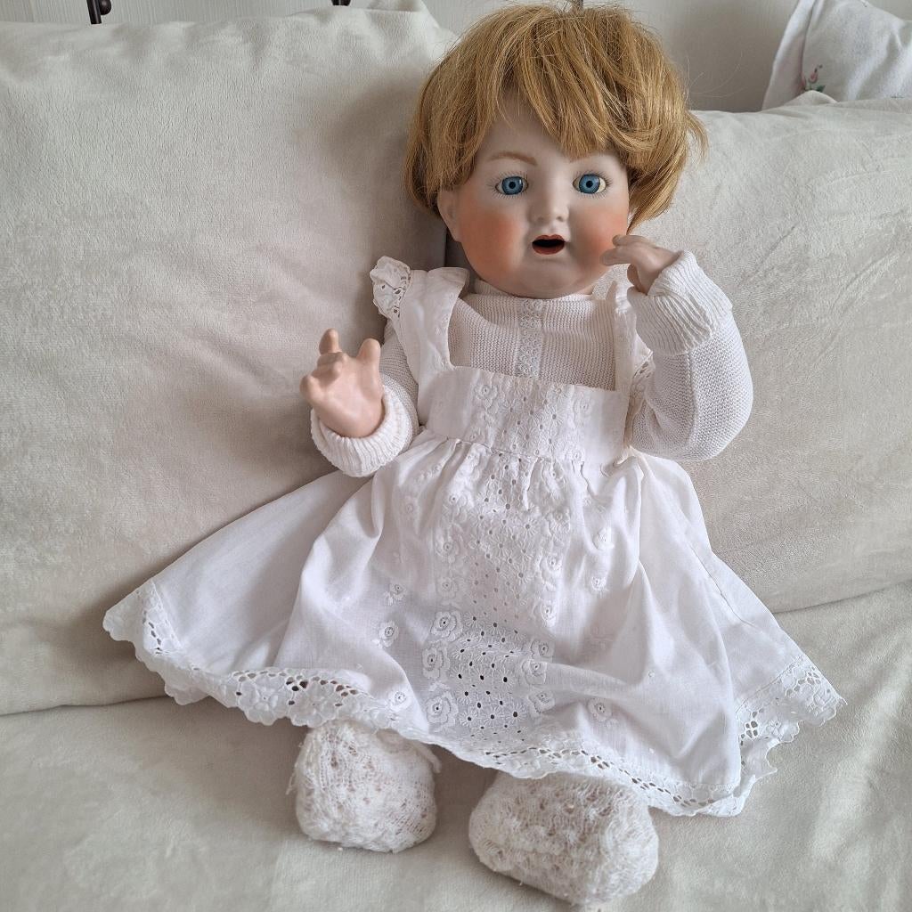 Antieke replica pop Simon & Halbig 126, Ophalen of Verzenden