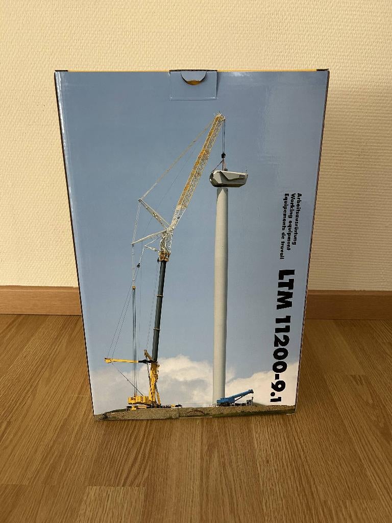 Liebherr LTM 11200-9.1 Jib 54 m NZG 1/50, Hobby en Vrije tijd, Verzenden, Nieuw, Hijskraan, Tractor of Landbouw, NZG
