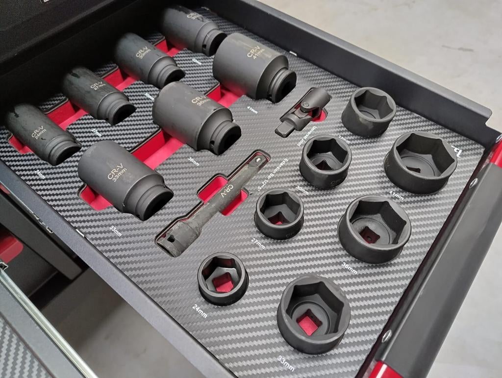 eversteel gereedschapwagen 12 laden 10 gevuld, Ophalen of Verzenden, Gevuld, Nieuw