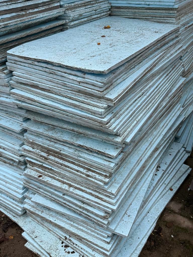 Partij vloer Isolatieplaten, Ophalen, 4 tot 8 cm, Gebruikt, 15 m² of meer