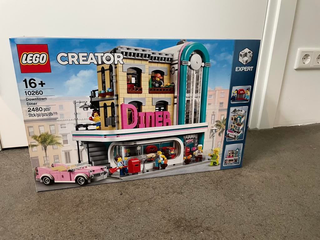 Lego 10260 Downtown Diner NIEUW in doos, Kinderen en Baby's, Speelgoed | Duplo en Lego, Ophalen of Verzenden, Nieuw, Complete set