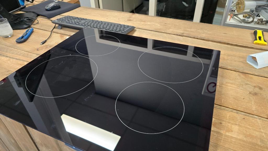 ATAG inbouw inductie kookplaat HI06471E, Ophalen, Refurbished, 4 kookzones, Inbouw