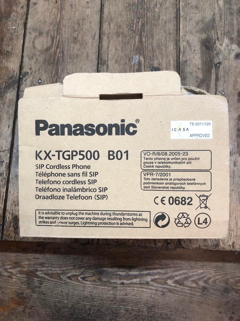 Panasonic KX-TGP500 B01 SIP Draadloze Telefoon - Nieuw, Ophalen, Nieuw, Overige typen