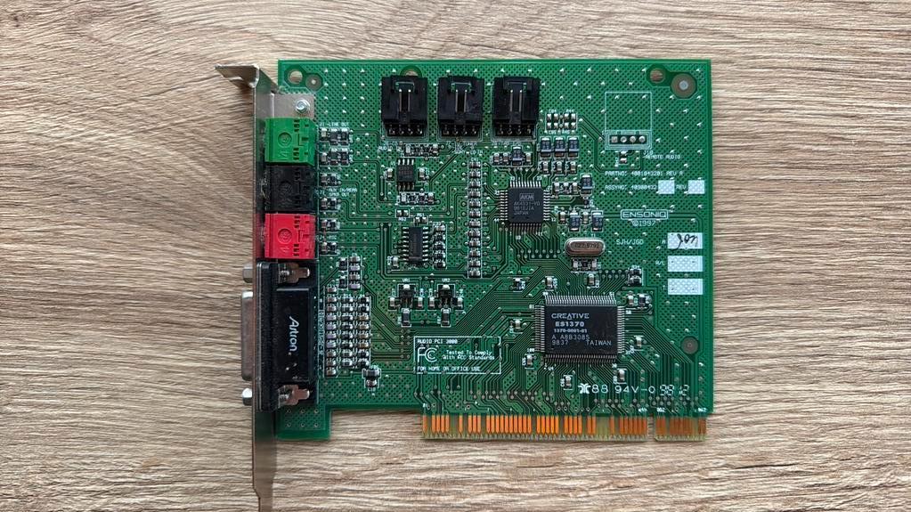 Ensonic ES1370 AudioPCI voor classig PC DOS /Win3.11/95/98, Computers en Software, Ophalen of Verzenden, Vintage computer
