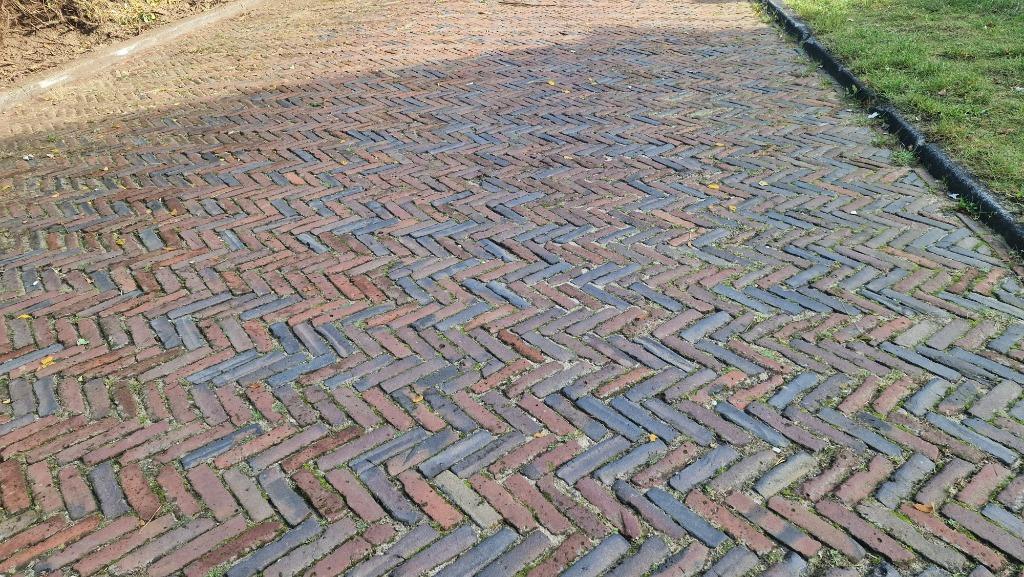 Oude waaltjes getrommeld  handgebakken 5 duimers velesoorten, Ophalen, Overige materialen, Gebruikt, Klinkers