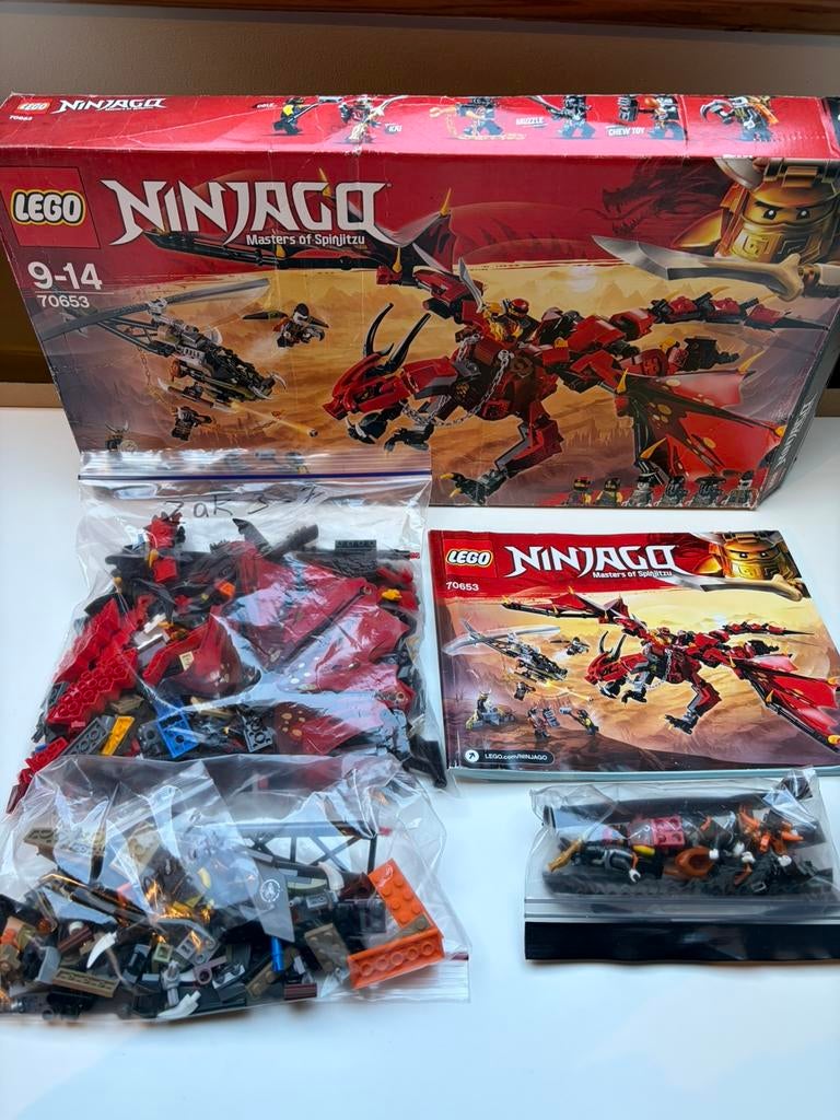 Lego 70653 Ninjago Firstbourne, Ophalen of Verzenden, Zo goed als nieuw, Complete set, Lego