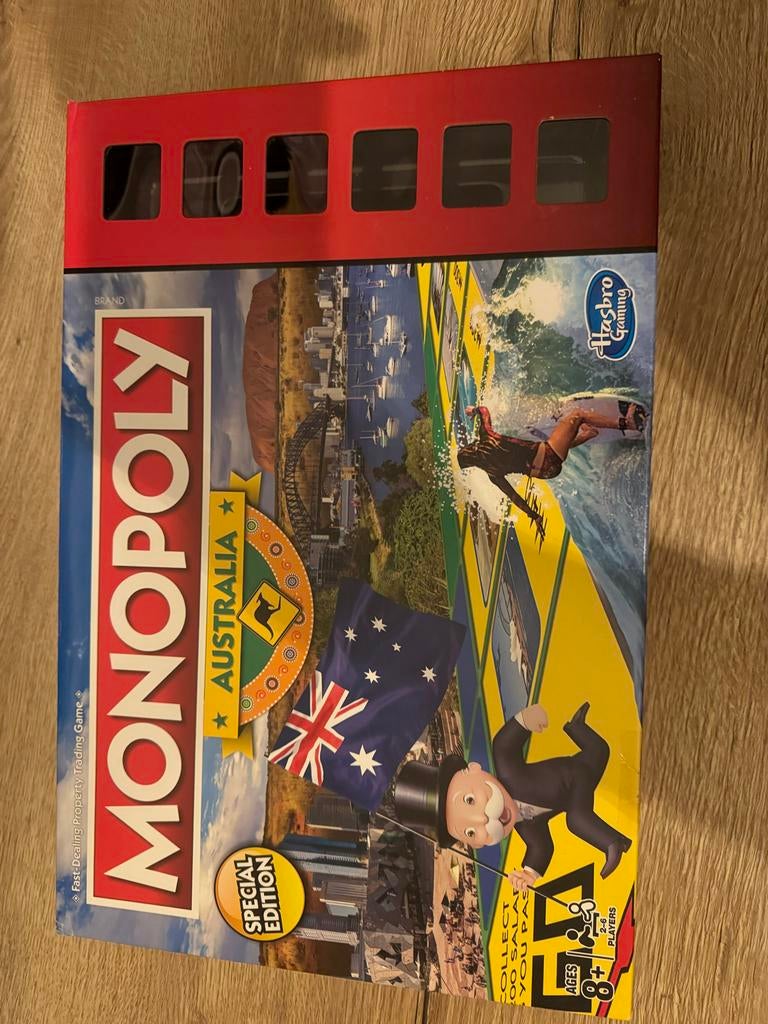 Monopoly Australie - Collectors item, Hobby en Vrije tijd, Gezelschapsspellen | Bordspellen, Zo goed als nieuw, Drie of vier spelers