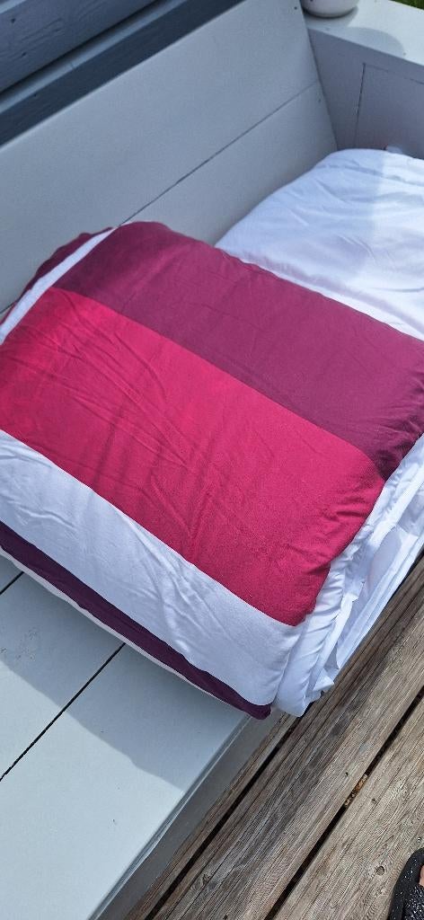 nieuw lits jumeaux 240 x 200 4-seizoenen dekbed met overtrek, Wit, Ophalen of Verzenden, Deken of Dekbed, Nieuw