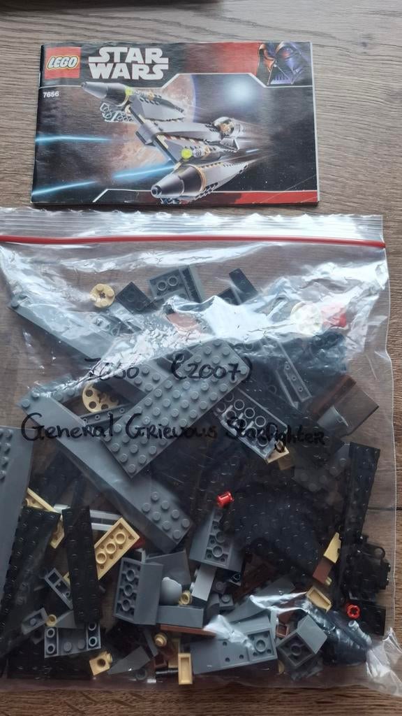 Lego Star Wars - 7656 - General Grievous Starfighter, Kinderen en Baby's, Speelgoed | Duplo en Lego, Ophalen of Verzenden, Zo goed als nieuw