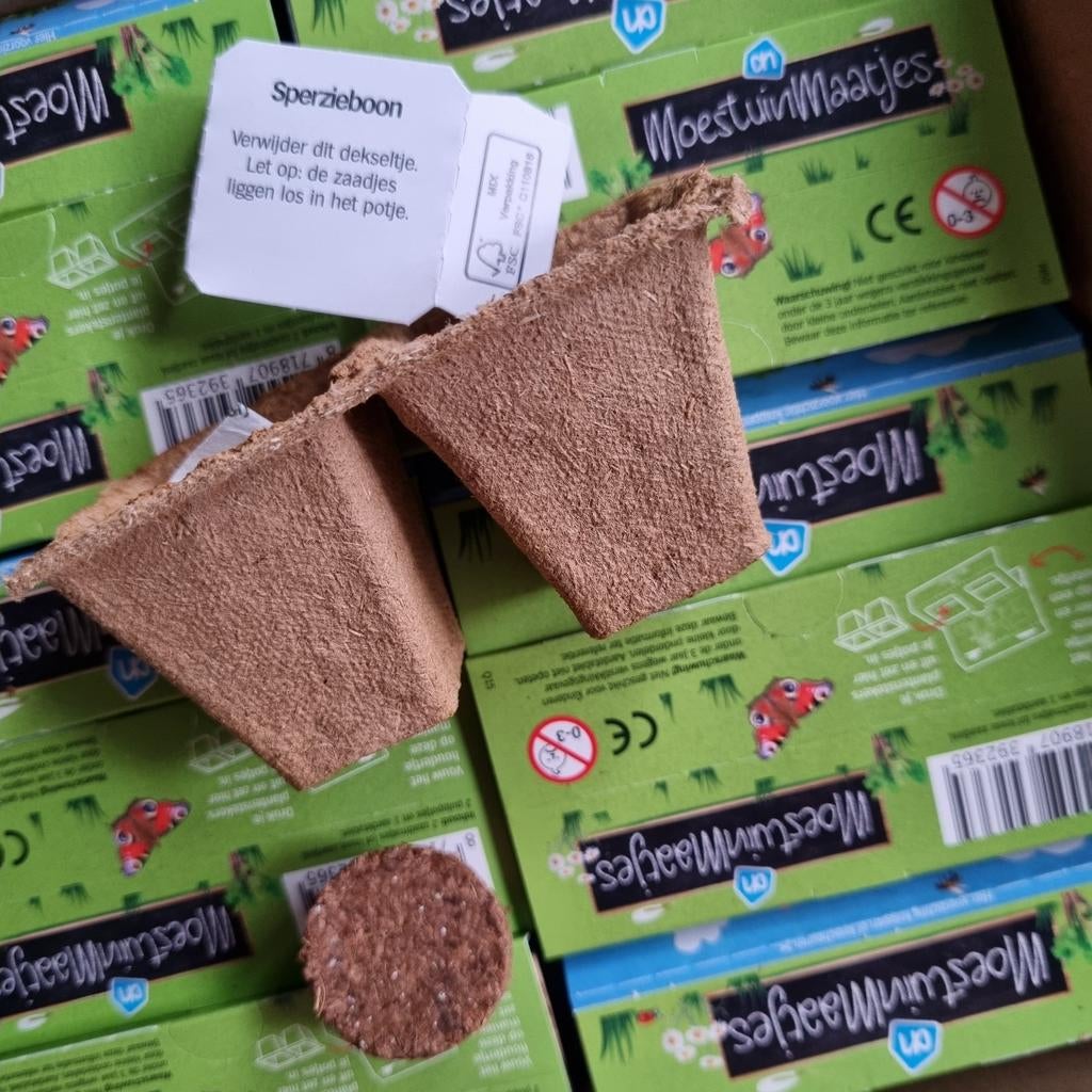 10 MoestuinMaatjes (20 verschillende moestuintjes), Ophalen of Verzenden, Gehele jaar, Volle zon, Zaad