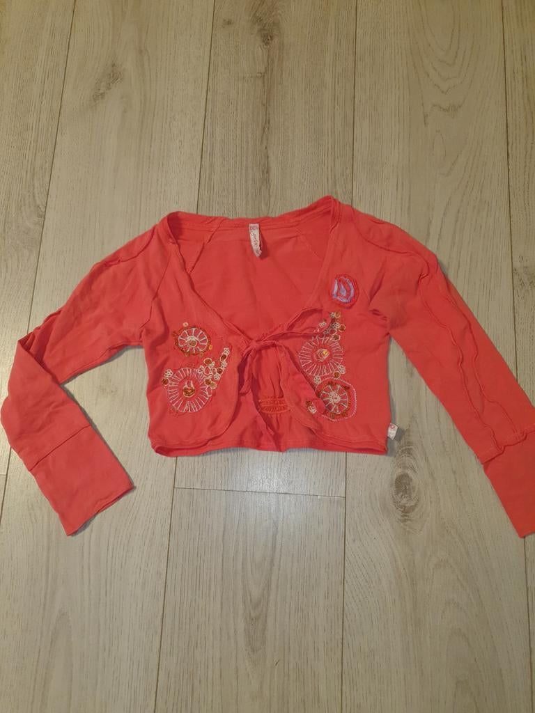 Roze bolero maat 116, Ophalen of Verzenden, Zo goed als nieuw, Meisje, Trui of Vest