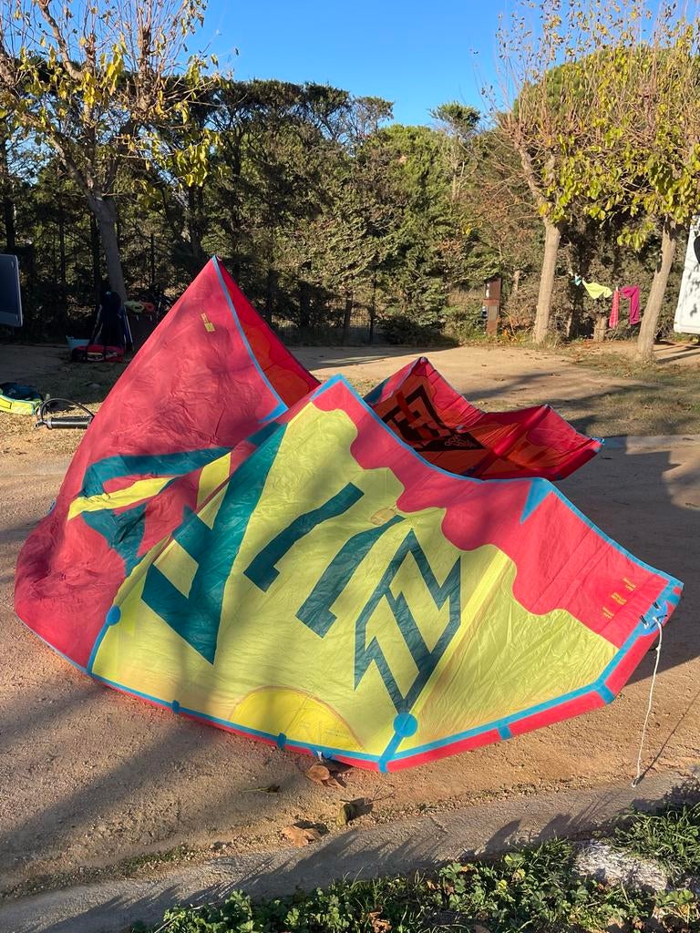 North Evo Kite 11m2 met bar, Watersport en Boten, Gebruikt, 8 m², Geen board, Ophalen of Verzenden