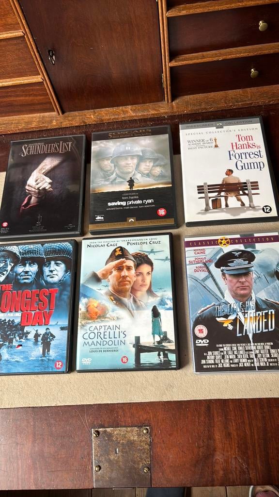 The eagle has landed- the longest day-saving private ryan, Cd's en Dvd's, Vanaf 16 jaar, Ophalen of Verzenden, Zo goed als nieuw