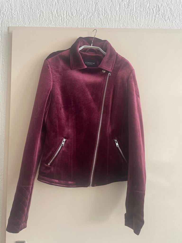 Coolcat fluwelen colbert, Ophalen of Verzenden, Zo goed als nieuw, Paars, Jasje