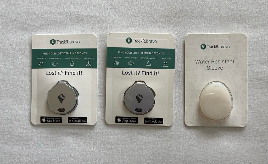 TrackR.bravo trackers en Water Resistant Sleeve, IOS, Nieuw, Ophalen of Verzenden, Waterdicht