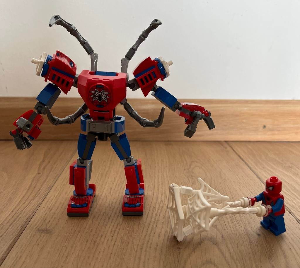 LEGO Marvel Spider-Man Mecha -76146, Kinderen en Baby's, Speelgoed | Duplo en Lego, Zo goed als nieuw, Lego, Complete set, Ophalen of Verzenden