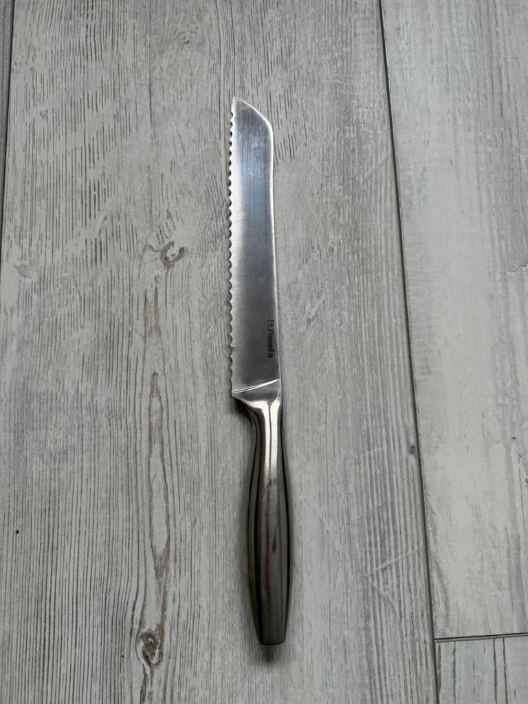 Broodmes, Ophalen of Verzenden, Zo goed als nieuw, Rvs of Chroom