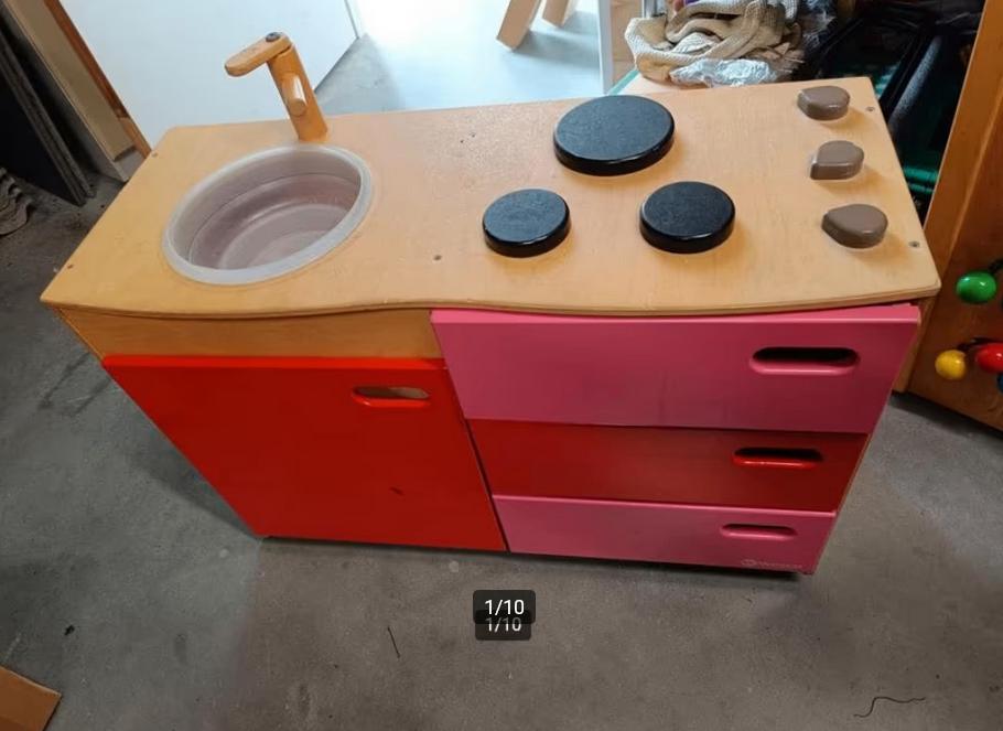 Wesco speelkeuken van een school zware kwaliteit, Ophalen, Gebruikt, Speelkeuken, Hout