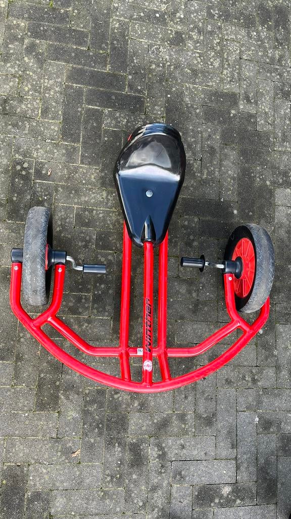 Winther Motoriekfiets voor 5/ 6 jaar rood, Kinderen en Baby's, Ophalen, Zo goed als nieuw, Trapvoertuig