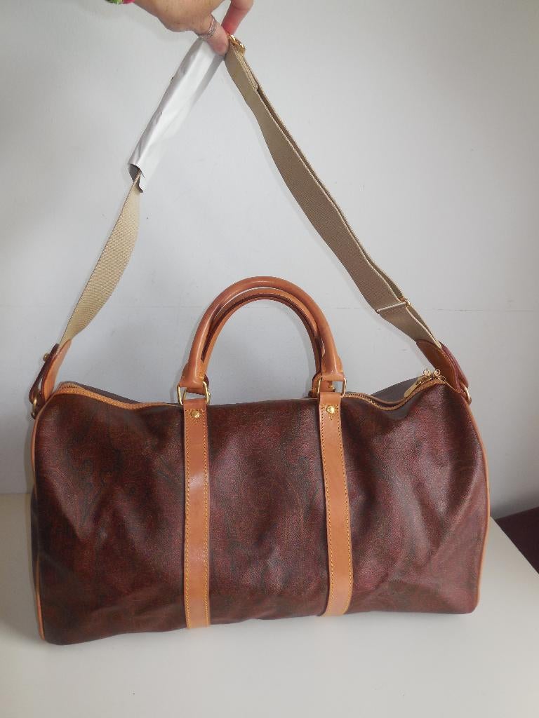 Etro paisley 50 reistas/weekendtas bandouliere schouderriem, 40 tot 60 cm, Gebruikt, Minder dan 35 cm, Ophalen of Verzenden