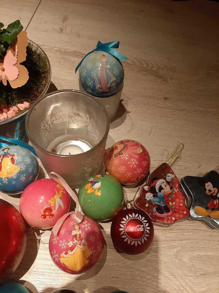 Disney kerstballen, Ophalen of Verzenden, Overige figuren, Beeldje of Figuurtje