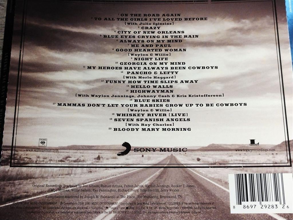 Willie Nelson ‎- Legend [The Best Of Willie Nelson], Ophalen of Verzenden, Zo goed als nieuw
