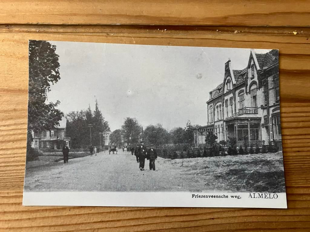 Ansichtkaart Almelo, friezenveensche weg, Ophalen of Verzenden, Overijssel
