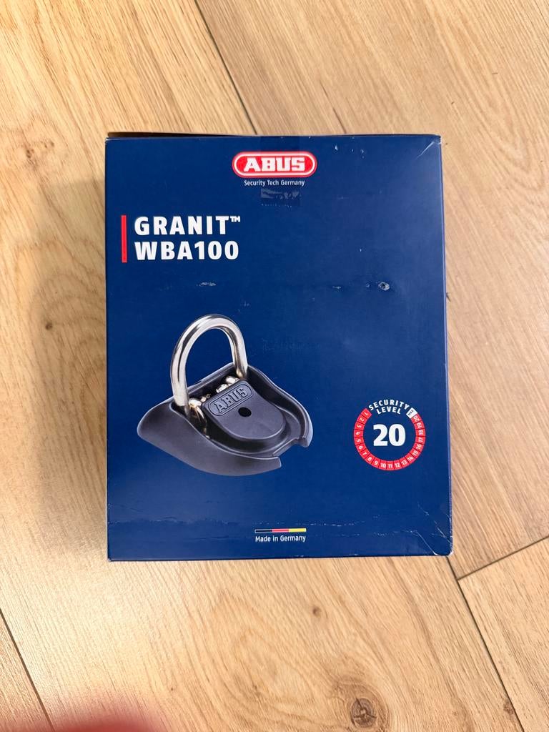 ABUS Granit WBA100 Muuranker Fiets, Ophalen of Verzenden, Nieuw, Overige fietssloten
