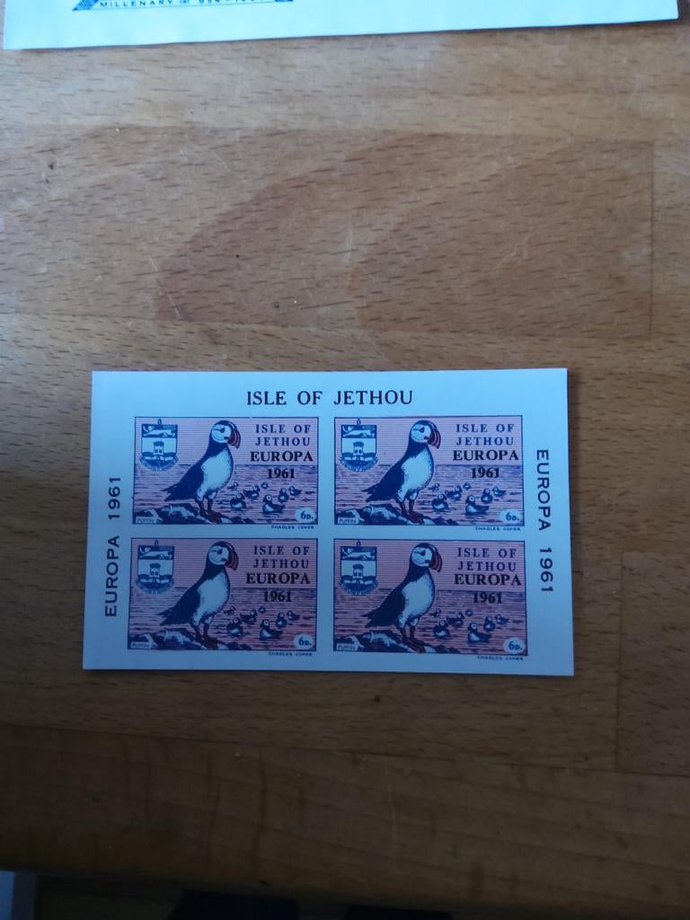 Blokje puffin jethou vogel, Ophalen of Verzenden, Overige landen