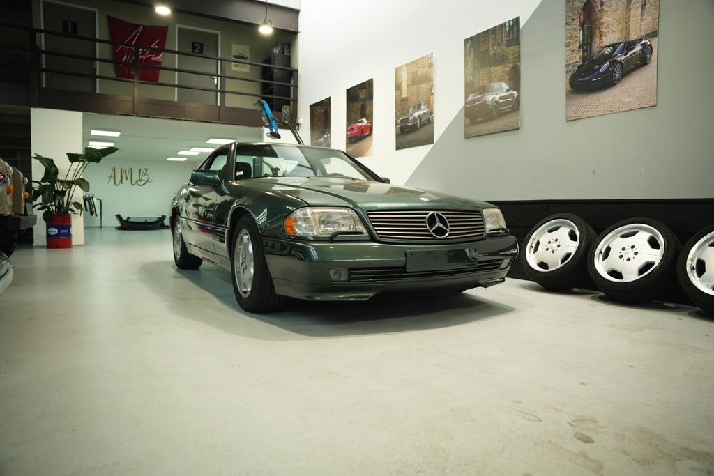 Mercedes-Benz 300SL (1992) Inruil mogelijk, Auto's, Automaat, Zwart, Cabriolet, Leder