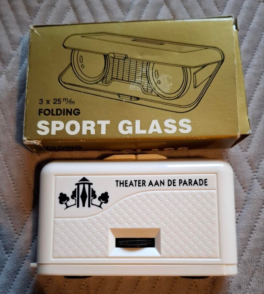 Vintage Theaterkijker - Folding Sport Glass, Gebruikt, Minder dan 8x, Overige typen, Ophalen of Verzenden