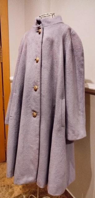 Cashmere wol jas lila paars 48/50, Kleding | Dames, Jassen | Winter, Ophalen of Verzenden, Zo goed als nieuw, Maat 46/48 (XL) of groter