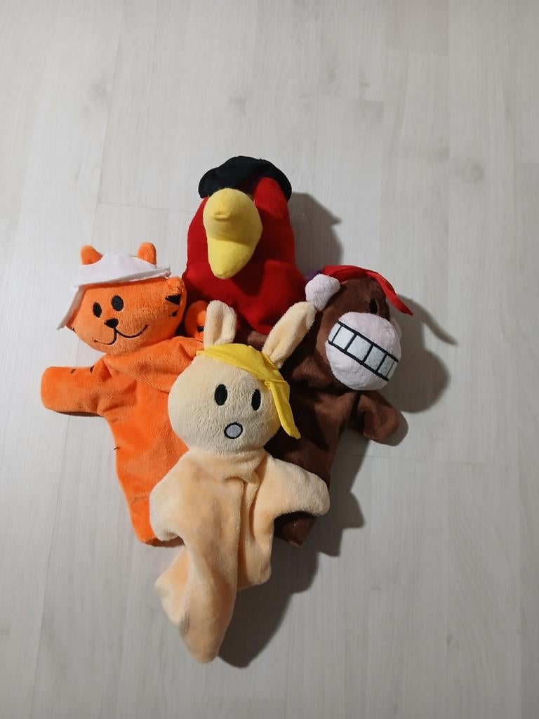 Kanjertraining Handpoppen Set, Ophalen of Verzenden, Zo goed als nieuw, Overige typen